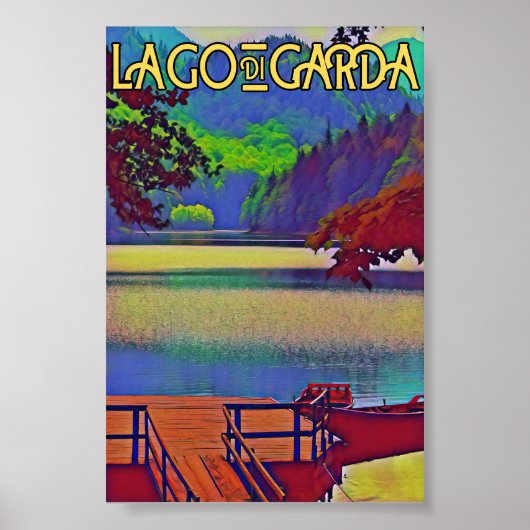 Gardasee - Lago di garda Italia Poster (Vorne)