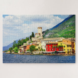 Gardasee Malcesine Village Italien Puzzle