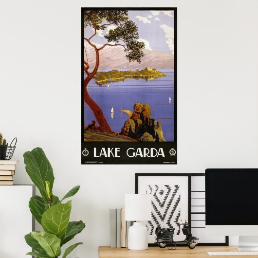 Gardasee Poster (Heimbüro)