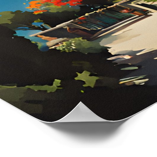 Gardasee Poster (Ecke)