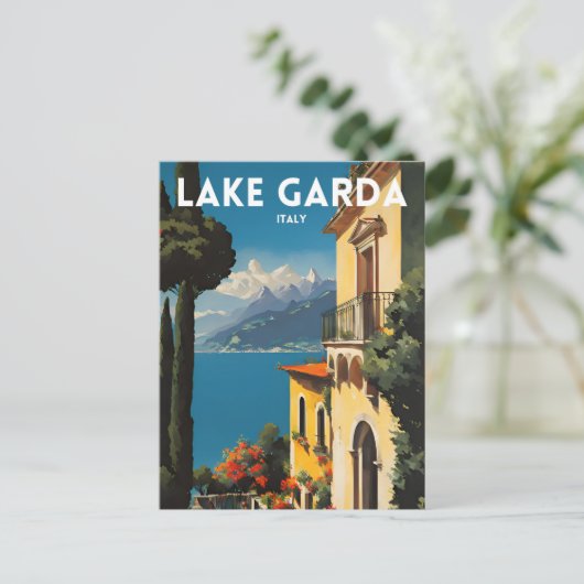 Gardasee Postkarte (Stehend Vorderseite)