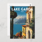 Gardasee Postkarte (Vorne/Hinten)