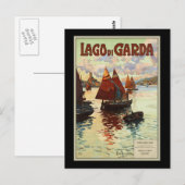 Gardasee Postkarte (Vorne/Hinten)
