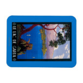 Gardasee Reiseförderposter Magnet (Horizontal)