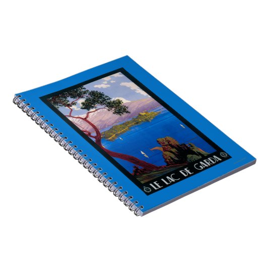 Gardasee Reiseförderposter Notizblock (Rechte Seite)