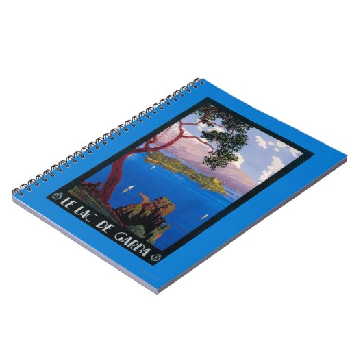 Gardasee Reiseförderposter Notizblock (Linke Seite)