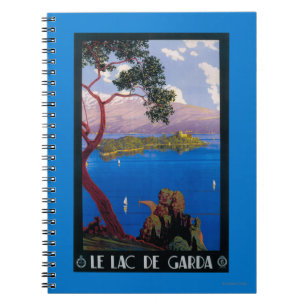 Gardasee Reiseförderposter Notizblock