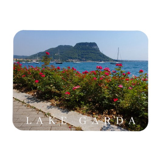 Gardasee Rock of Garda Kühlschrankmagnet Magnet (Horizontal)