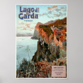Gardasee Vintage Poster (Vorne)