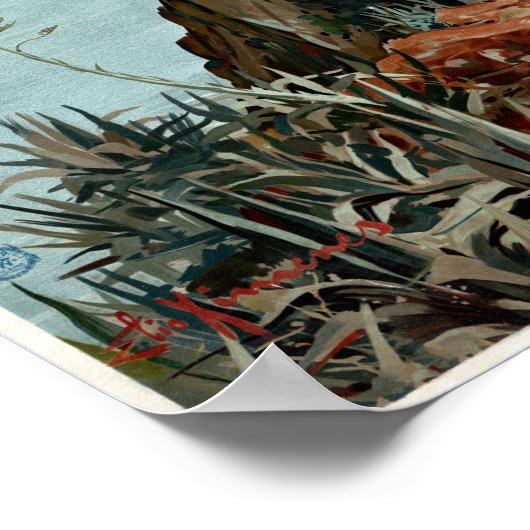 Gardasee Vintage Poster (Ecke)