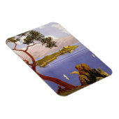 Gardasee Vintage Reiseplakat Magnet (Rechte Seite)