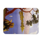 Gardasee Vintage Reiseplakat Magnet (Horizontal)