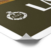 "Gardasee" Vintages italienisches Reiseplakat Poster (Ecke)