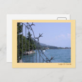 Gardasee von der Promenade in Salò Postkarte (Vorne/Hinten)