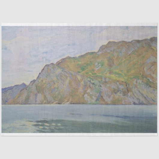 Gardasee (von Koloman Moser) Seidenpapier (Vorderseite)