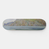 Gardasee (von Koloman Moser) Skateboard (Horizontal)