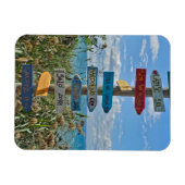 Gardasee Wegweiser Kühlschrankmagnet Magnet (Horizontal)