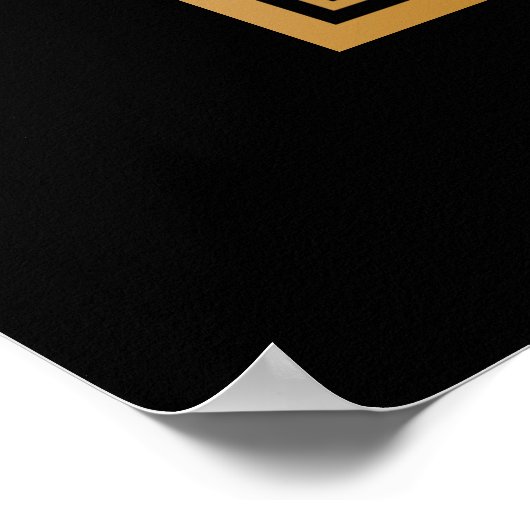 Garde an der Tür Ihres Geistes - Zitat Poster (Ecke)