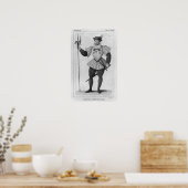 Garde der Provokation von Paris Poster (Küche)