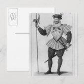 Garde der Provokation von Paris Postkarte (Vorne/Hinten)