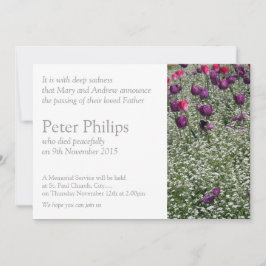 Garden 1 Tulips Gedenkfeier Ankündigung