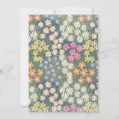 Garden 80 Years Loved Birthday Party Einladung (Rückseite)