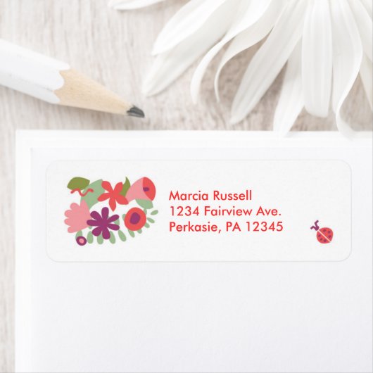 Garden Address Label (Insitu)