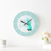 Garden Air Pflanze Lasse Wachstum Große Wanduhr (Zuhause)