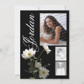 Garden Anemone Blume Abschluss Einladung (Vorderseite)