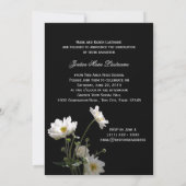 Garden Anemone Blume Abschluss Einladung (Rückseite)