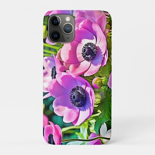 Garden Anemone Mix Design Case-Mate iPhone Hülle (Rückseite)