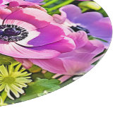 Garden Anemone Mix Design Schneidebrett (Ecke)