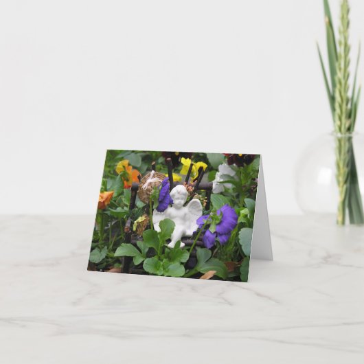 Garden Angel Notecards Karte (Vorderseite)