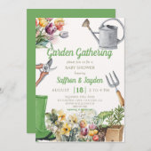 Garden Ansammlung Party Frühjahrsdusche Einladung (Vorne/Hinten)