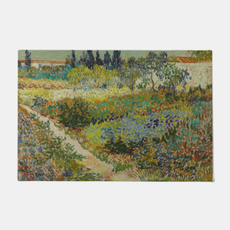 Garden at Arles by Vincent Van Gogh Fußmatte