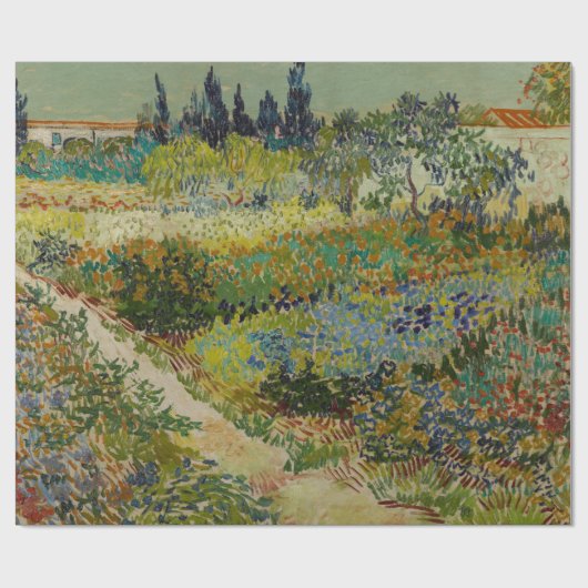 Garden at Arles by Vincent Van Gogh Geschenkpapier (Flach)