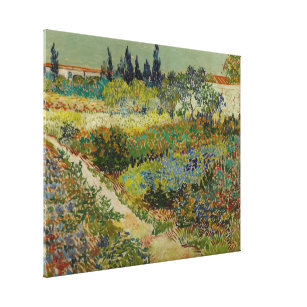 Garden at Arles by Vincent Van Gogh Leinwanddruck