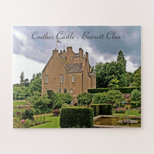 Garden At Crathes Castell, Scottish Burnett Clan Puzzle