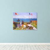 Garden at Sainte Adresse by Claude Monet Leinwanddruck (Insitu (Holzboden))