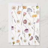 Garden Baby Dusche Einladung (Rückseite)