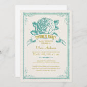 Garden Baby Dusche Einladungen (Vorne/Hinten)