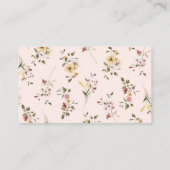 Garden Baby Dusche Windelwanne Begleitkarte (Rückseite)