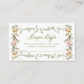 Garden Baby Dusche Windelwanne Begleitkarte (Vorderseite)