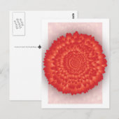 Garden Beauties "Gerbera" Postkarte (Vorne/Hinten)