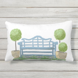 Garden Bench Außen Lumbar Kissen