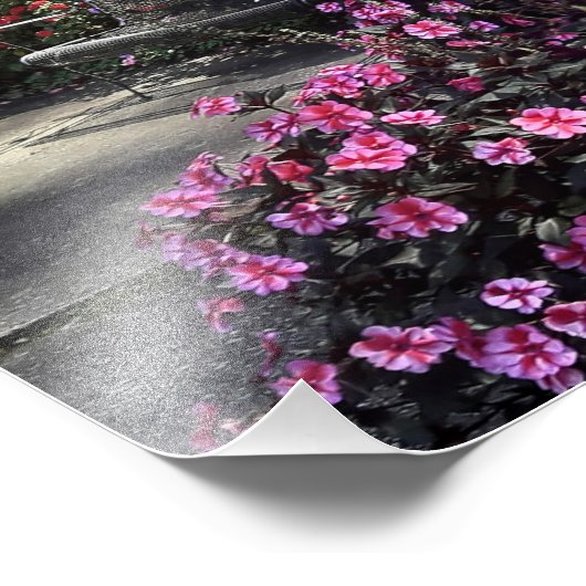 Garden Bench Fotodruck (Ecke)