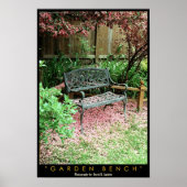 Garden Bench Poster (Vorne)