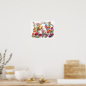 Garden Bird House Poster (Küche)