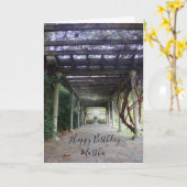 Garden Birthday Karte (Gelbe Blume)