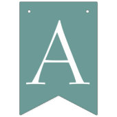 Garden Birthday Party Foto Wimpelkette (Dritte Fahne)